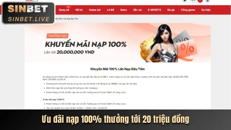 Thưởng nạp lần đầu cho thành viên mới 88clup